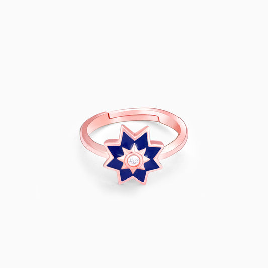 Rose Gold Mughal Architecture Ring