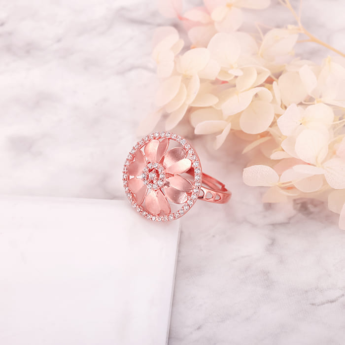 Rose Gold Eternity Ring – GIVA Jewellery