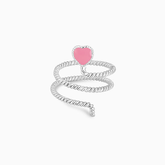 Silver Love is in the Air Ring