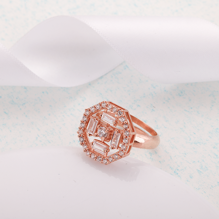 Rose Gold Magnificent Cocktail Ring