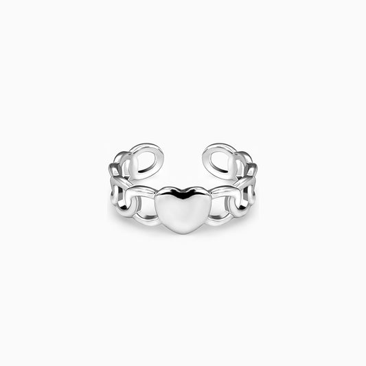Silver Endless Affection Ring