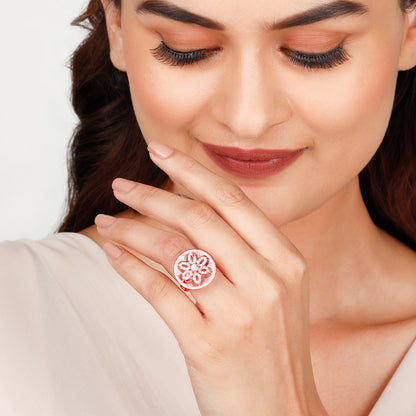 Rose Gold Say It With Flowers Ring