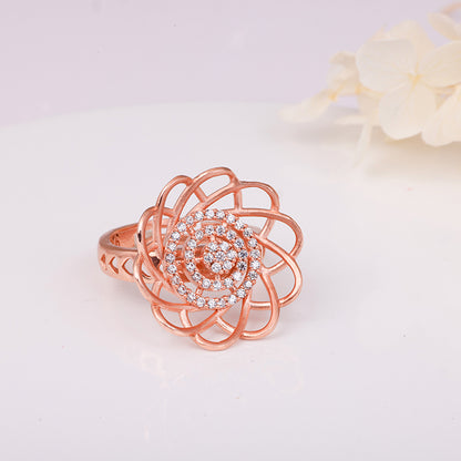 Rose Gold Celtic Knot Ring