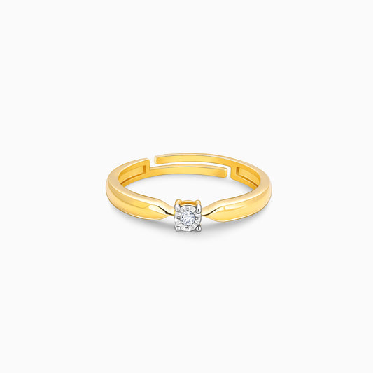 lab grown diamond sleek ring