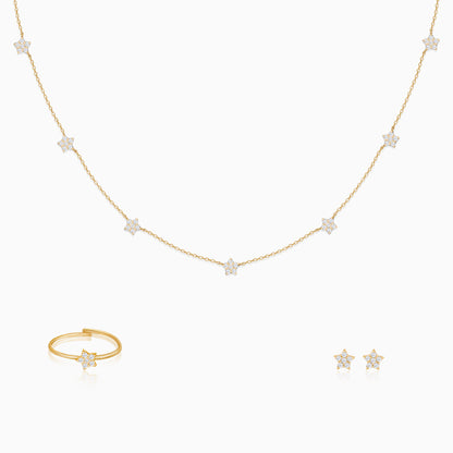 Golden Valentine Star Constellation Gift Set