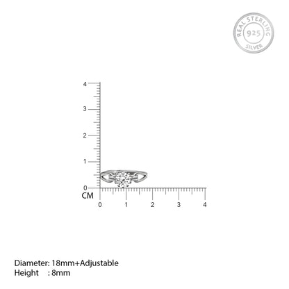 Silver Sparkling Zircon Trio