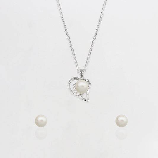 Soulful Pearl Set with Link Chain
