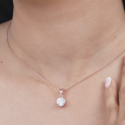 Rose Gold Classic Zircon Set