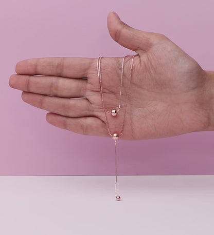 Rose Gold Artsy Dangling Set
