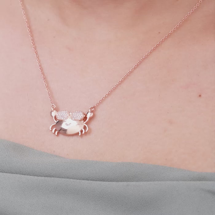 Buy Crab Charm With Classic Chain by Designer KESYA Online at Ogaan.com