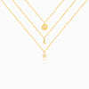 Golden Layered Constellation Charm Necklace