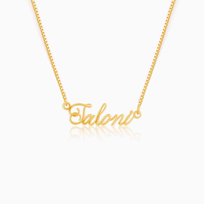 Golden Personalised Eternal Necklace