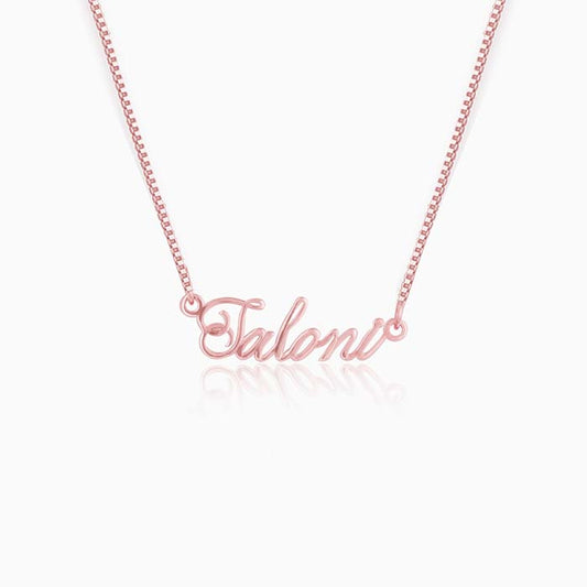 Rose Gold Personalised Eternal Necklace